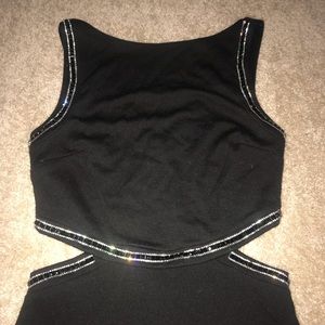 Cut out short formal dress